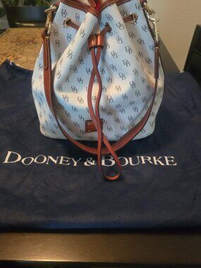 Dooney & Bourke White Grettan Drawstring